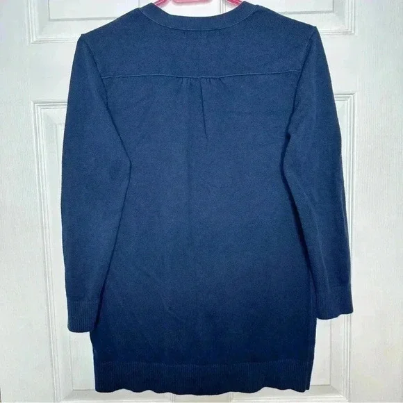 Banana Republic Factory Cardigan Dark Blue Size  Small - Picture 8 of 16